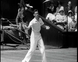 Vines: Ellsworth Vines Playing Tennis