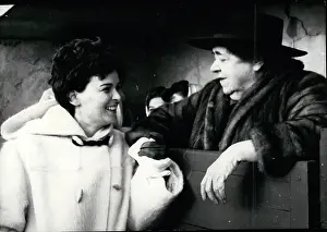 Toreador: Elsa Maxwell and Lucia Bose at bullfighing demonstration