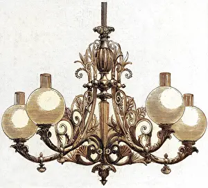 Elster: Elster Gas lit chandelier