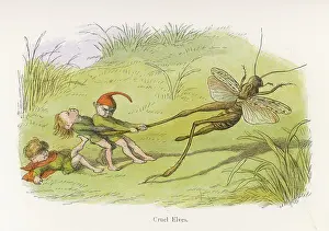 Grasshoppers: Elves and a grasshopper