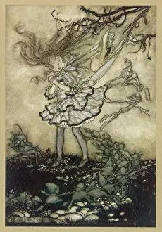 Elves: Elves teasing a girl