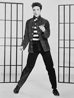 Jailhouse: Elvis Presley (1935-1977), publicity still ?