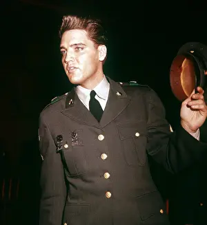 Wehrdienst: Elvis Presley as soldier in Germany