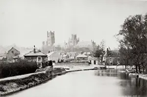 Ouse: Ely Cathedral, Cambridgeshire, from the river Ouse