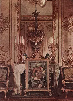 Elysee: Elysee Palace - detail of salon d'Hemicycle