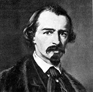 Kaulbach: Emanuel Geibel, German poet