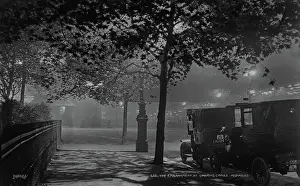 Faint: The Embankment at Charing Cross - Midnight