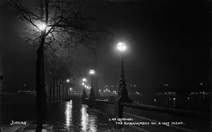 The Embankment on a Wet Night