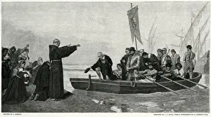 Embark: The Embarkation of Columbus at Palos 3 August 1492