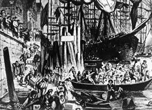 Embarkation: Embarkation of emigrants, 1848