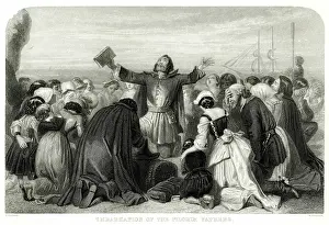 Skyward: The Embarkation of the Pilgrim Fathers