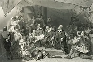 Embarkation: The embarkation of the Pilgrims