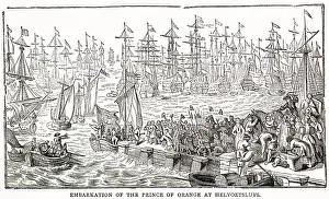 Embarkation: Embarkation of Prince of Orange at Helvoetsluys