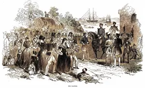 Embarkation of troops at Gravesend