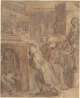 Veen: Emblematic Scene, 1607 or before (?), Pen and