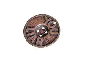Collectables: Embossed button