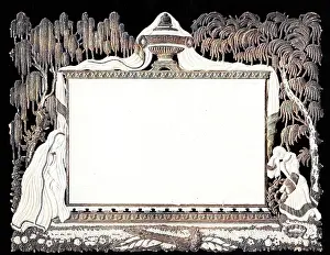 Bereavement: Embossed Victorian mourning card