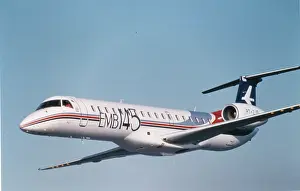 Conglomerate: Embraer EMB-145, in-flight, side-on, (PT-ZJD?)