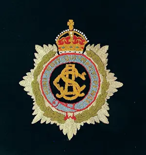 David Cohen Fine Art: Embroidered badge of the Army Service Corps