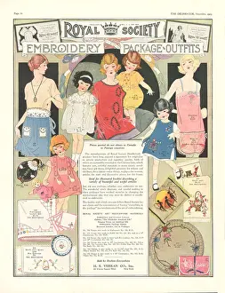 Delineator: Embroidered dresses, Delineator magazine