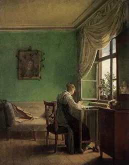 Kersting: Embroideress