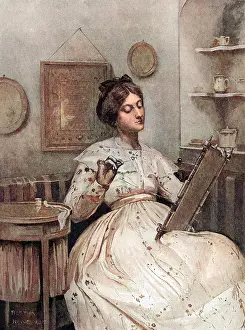 Jun17: The Embroidery Frame by Bertha Newcombe
