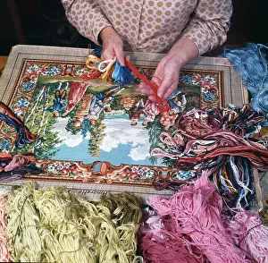 Jolles: Embroidery workshop Petit Point in Vienna