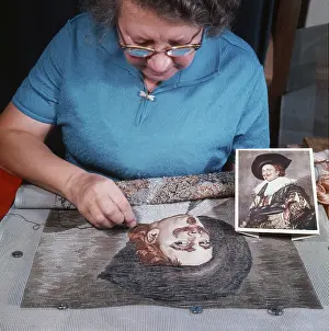 Jolles: Embroidery workshop Petit Point in Vienna