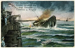 Keeling: EMDEN SINKS SHIPS