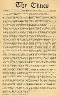 Emergency Edition, General Strike