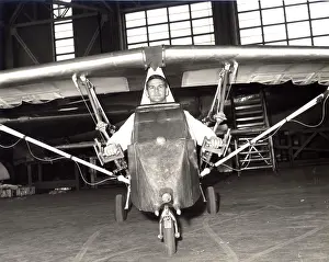 Bedfordshire: Emiel Hartman in the cockpit