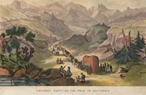Manifest: Emigrant party on the Road to California