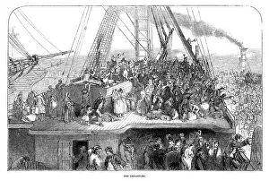 Emigrating: EMIGRANT SHIP DEPARTS