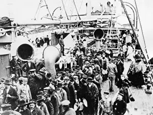 Decks: Emigrants on the Imperator, 1913
