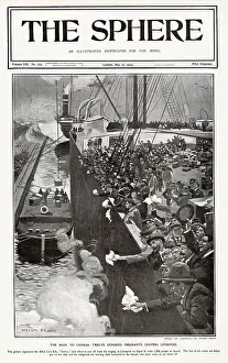 Handkerchiefs: Emigrants on the SS Ionian, Liverpool 1903