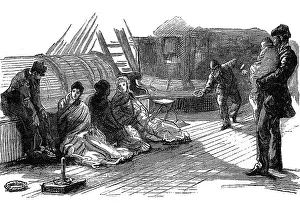 Quoits: Emigration. From New to Old England, in the Inman Steamer