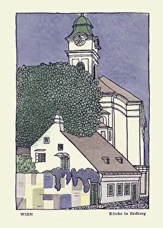 Erdberg: Emil Hoppe. Church in Erdberg (part