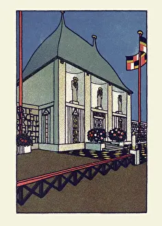 Kunstschau: Emil Hoppe. Kunstschau 1908. Exhibition
