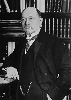 Behring: Emil von Behring in his study, 1914