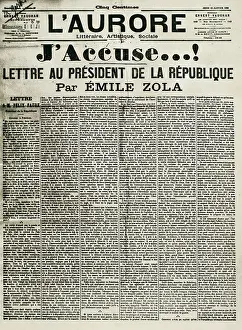 Denouncing: Emile Zola article