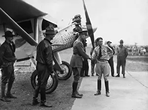 Davidson: Emilio Carranza after his arrival in Washington, 1928