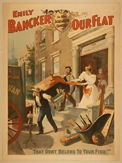 C1895: Emily Bancker in the screaming comedy, Our flat