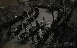 Morpeth: Emily Wilding Davidson Funeral Morpeth 1913