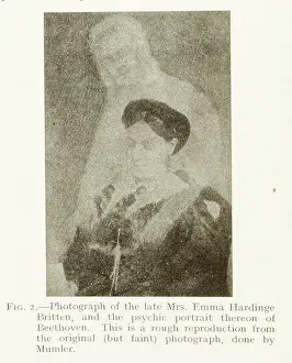Hardinge: Emma Hardinge Britten with Beethoven's Ghost