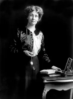 Wspu: Emmeline Pankhurst, English Suffragette