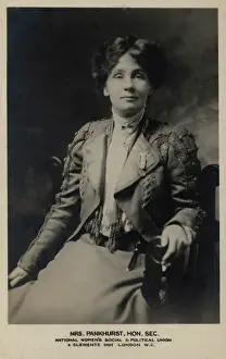 Nwspu: Emmeline Pankhurst Founder W.S.P.U