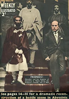 Selassie: Emperor of Abyssinia and Mussolini in Rome