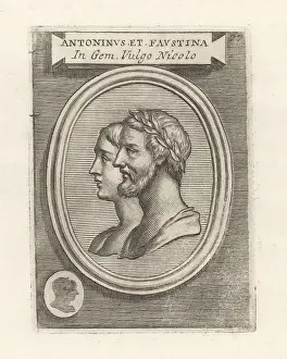 Nicolo: Emperor Antoninus Pius and his wife Faustina the Elder
