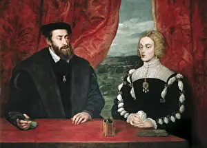 Liria: Emperor Charles V and Empress Isabella, after Titian
