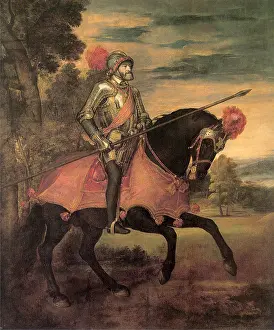 Stallion: The Emperor Charles V on Horseback, by Titian